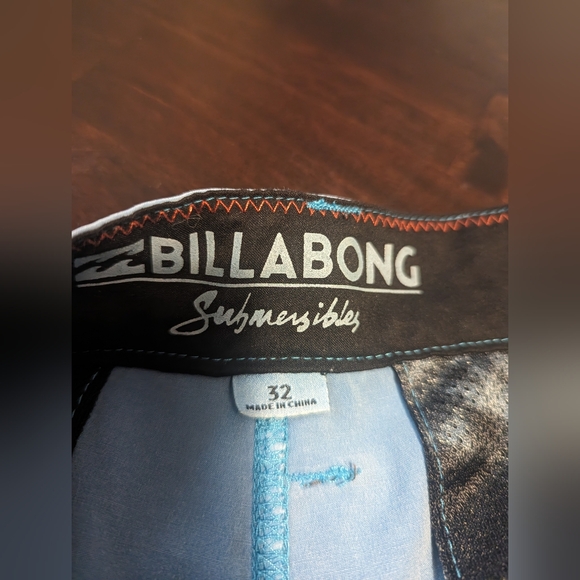 Billabong Mens 32 New Order Submersible Hybrid Shorts, Blue - Picture 5 of 9
